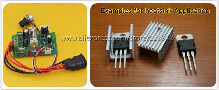 Us 16 0 Free Shipping 100pcs Lot 16 15 10 Mm Extruded Aluminum Heatsink Radiator To 220 To220 Mosfet Heatsink In Fans Cooling From Computer