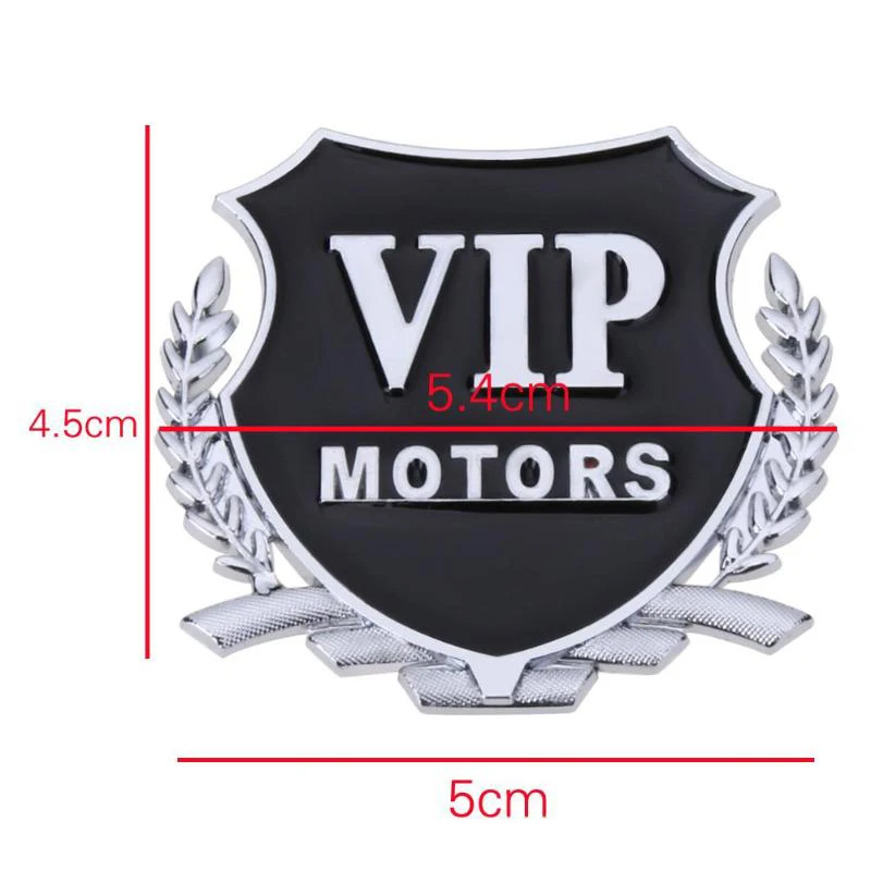 2 Автомобильные наклейки автомобильный VIP режим форма медали 3D гравировка