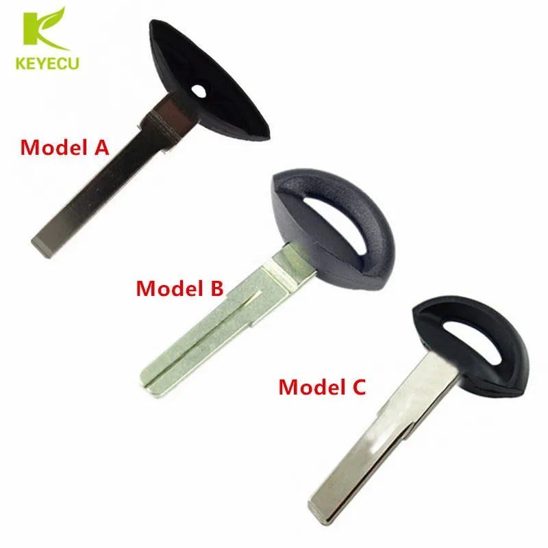 

KEYECU New Replacement Key Blade Uncut For SAAB 93 95 9-3 9-5 4 BUTTON Car Remote Emergency Key Blade Case Shell