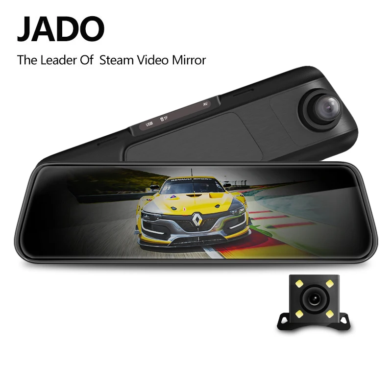 JADO A650 X4 поток зеркало заднего вида видеорегистратор Даш камера Эра avtoregistrator 10 ips