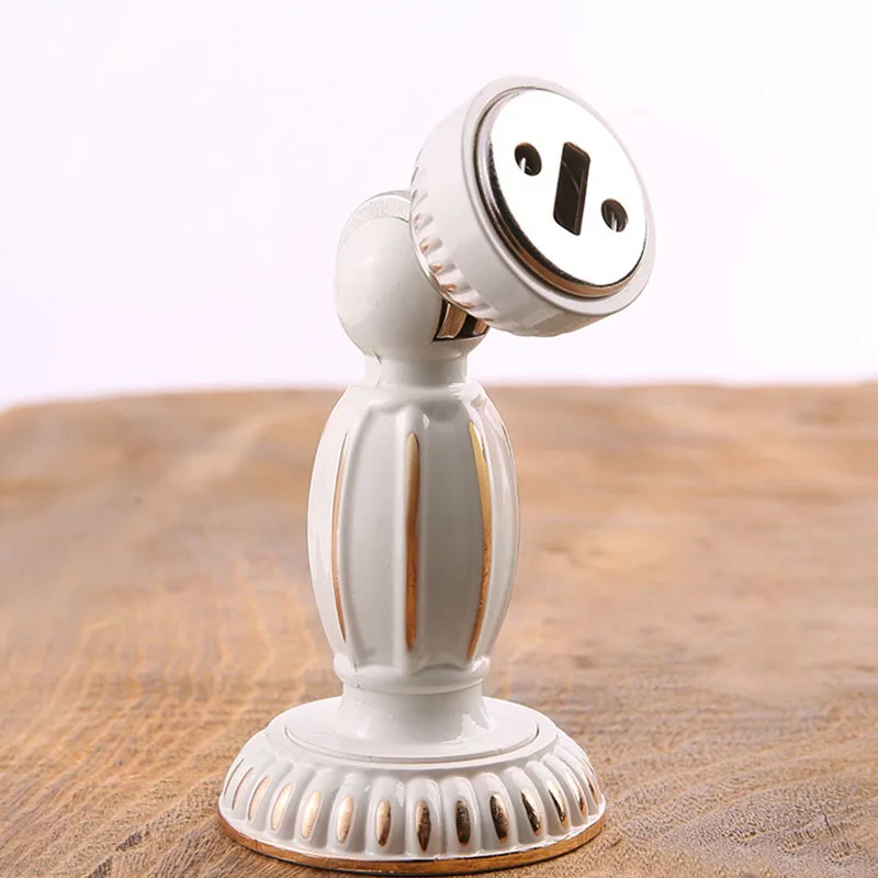 Vintage Bronze Zinc Alloy Door Stopper Holders Catch Floor