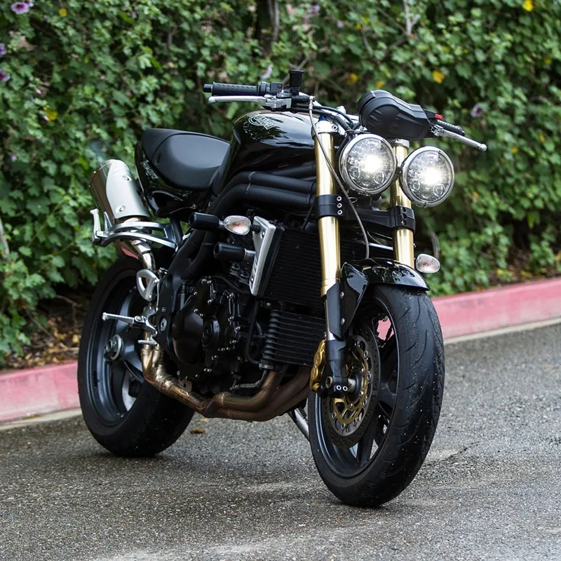 Светодиодные фары для Triumph Rocket iii 3 и Speed Triple & Street Thunderbird 5 75 дюйма 2 шт. 3/4 дюйма| |