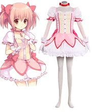 Envío Libre de Puella Magi Madoka Magica Kaname Madoka Anime Cosplay Costume