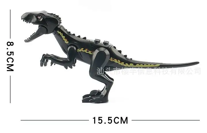 Jurassic Dinosaur Set Building Block Toy Figure Indoraptor Velociraptor Triceratop Indomirus T-rex World Compatible Legoings