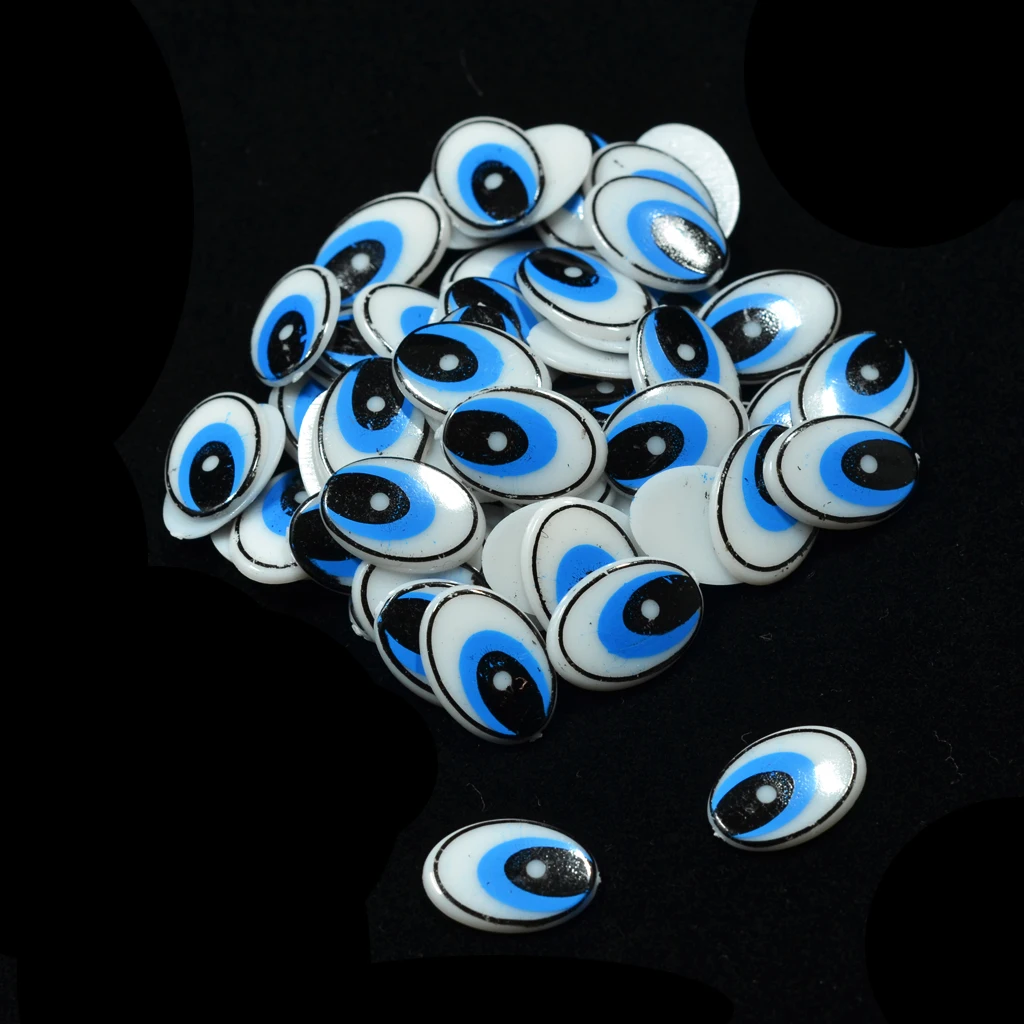 60pcs DIY Plastic Cartoon Eyes for Children Bear Dolls Animal Puppet Supply Toys Gifts DIY Scrapbooking Flatback Embellishments