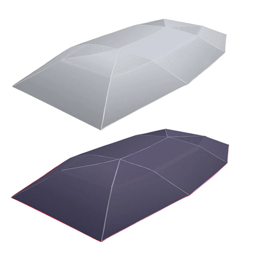 Universal car styling UV 4* 2.1M Car Umbrella Sunshade Cover Tent Oxford Cloth Silvery UV Protection Auto Accessories