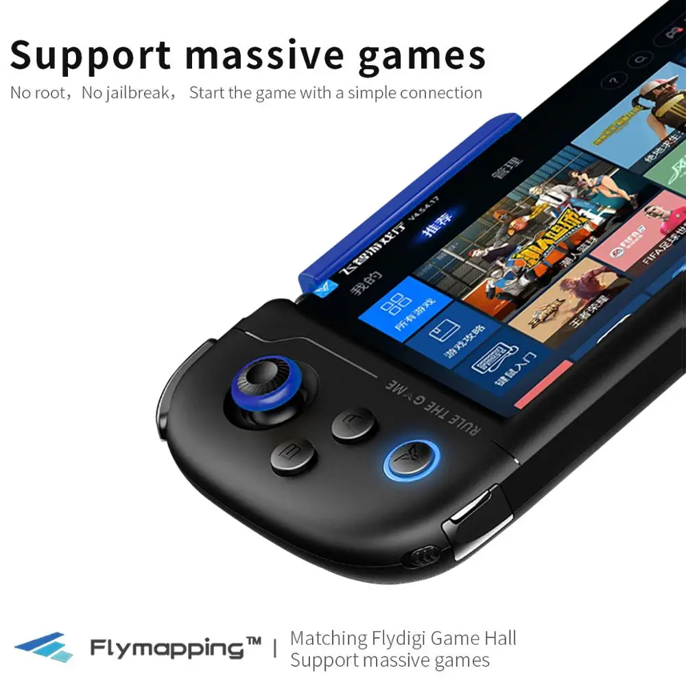 Flydigi Осип Одноручный геймпад физический CapAir Mapping джойстик мобильный игровой контроллер PUBG CODM для iOS и Android
