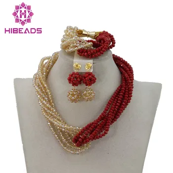 

Hot Sale Indian Wedding Jewelry Sets Bridal African Wedding Jewelry Sets Dubai 2017 New Free Shipping ABJ950