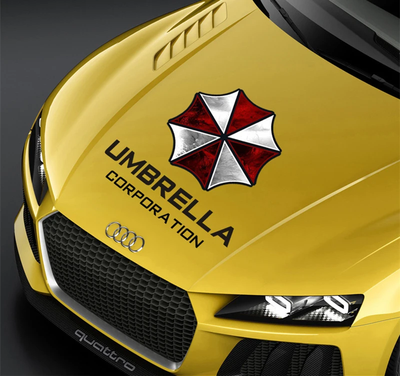 

1 Piece Car Styling Protective Umbrella Resident Evil Reflective Whole Car Body Stickers Car Decoration Decals