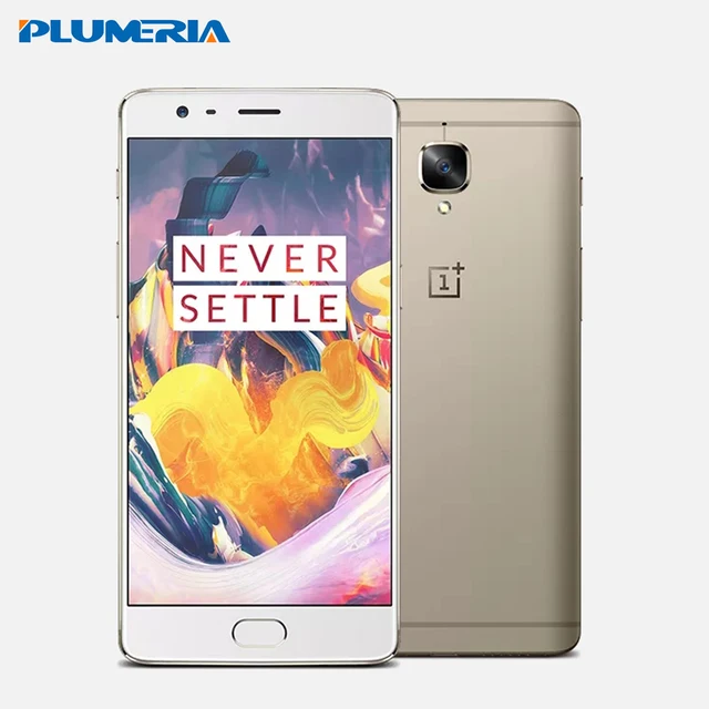 Оригинал oneplus 3 t a3010 один плюс 3 т мобильный телефон dual sim Snapdragon 821 Отпечатков Пальцев NFC 6 Г ОЗУ 64/128 Г ROM 16MP Android 6.0