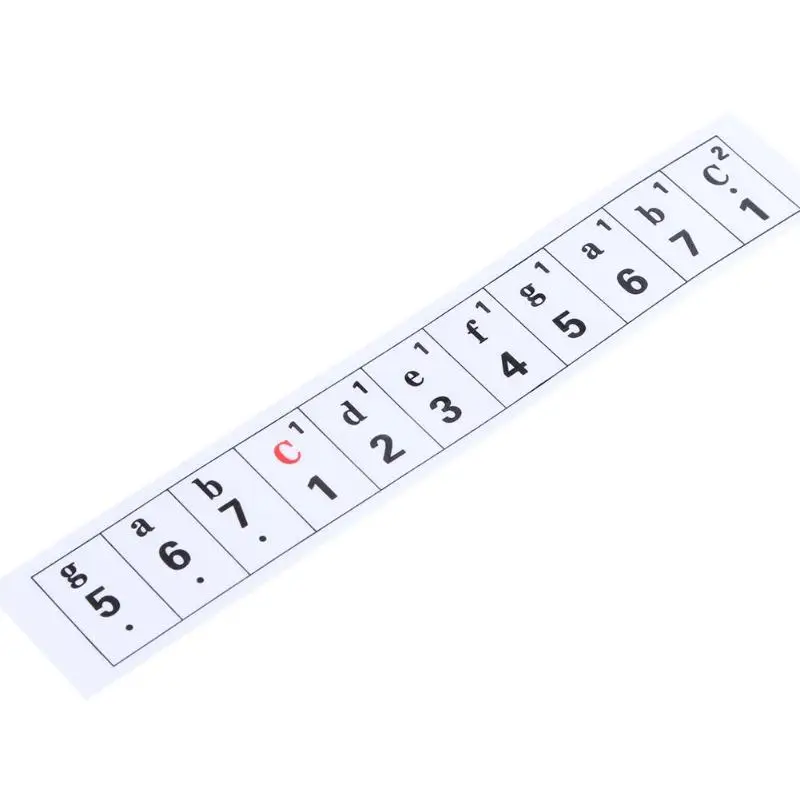 

1 SET Keyboard Sticker Transparent Piano Keyboard Sticker 61 Key Electronic Keyboard Note Sticker for White Keys BEST QUALITY