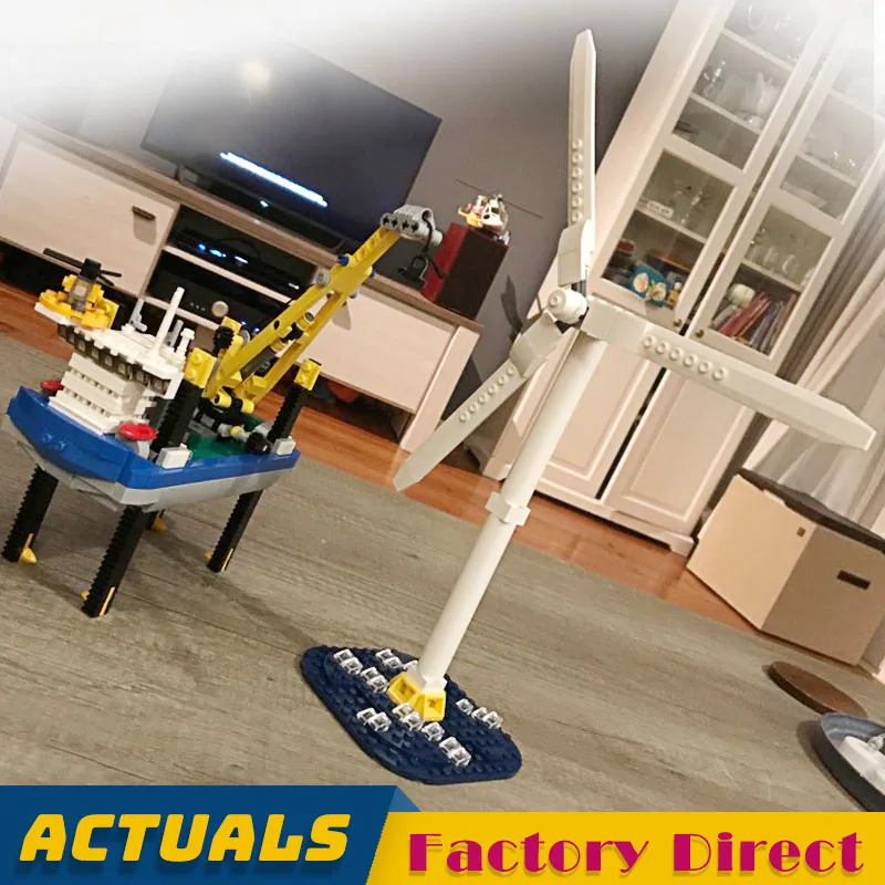 

IN STOCK Wind Turbine 37002 Creator Series Building Blocks DIY Assembly Toys LegoINGlys 4002015 37001 37004