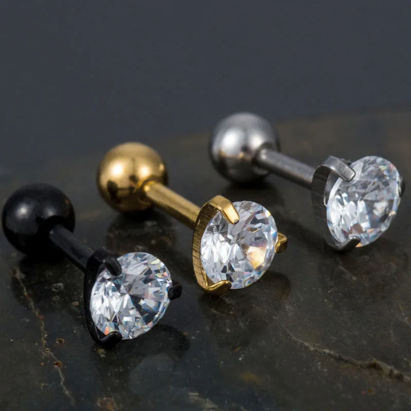 New-Fashion-CZ-Stone-Earrings-Classical-316l-Stainless-Steel-Stud-Earrings-For-Women-3-Colors-Christmas