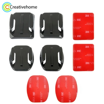 

Camera Accessories 2 Curved Surface Mounts 2 Flat Surface Mounts 4 Mount Sticker Adapter for GoPro NEW HERO /HERO 6/5 /5 Session
