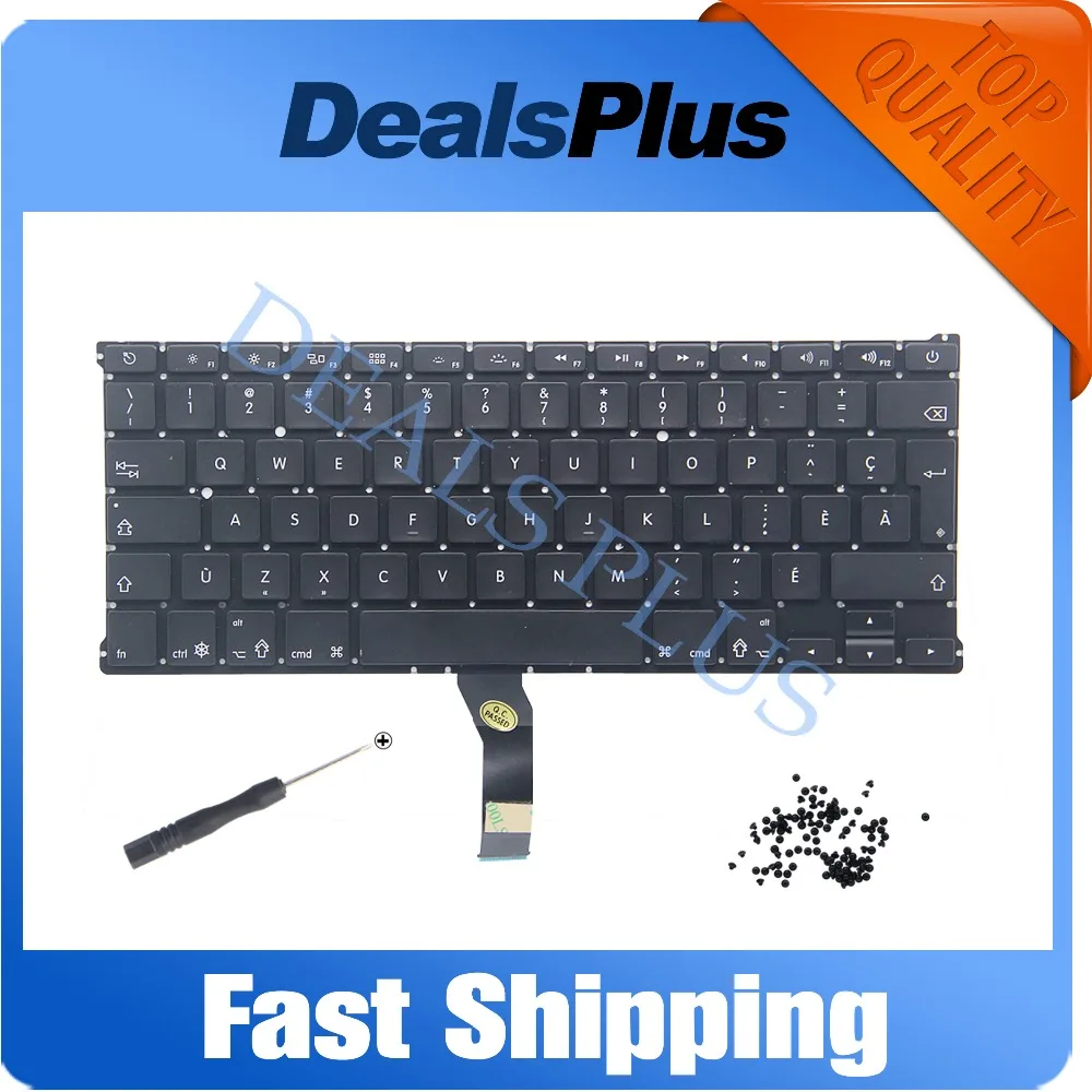 New Canada Canadian Keyboard With Screws For Macbook Air 13" A1369