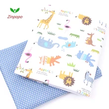 40x50 см 2pic/lot Хлопок Ткань Вышивание лоскутное шитье Одеяла ткани детское платье Постельные принадлежности Tecidos DIY куклы ткань M113