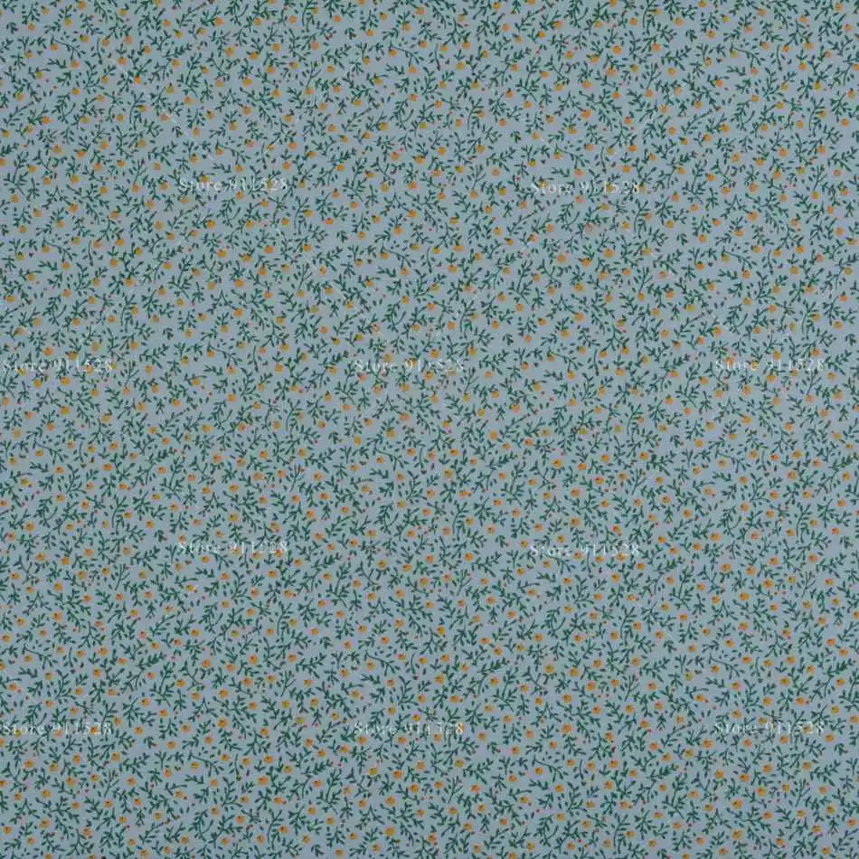 

38 Small Flowers Printed 100% Cotton Floral Poplin Fabric for Dress Shirts Patchwork Quilting Cloth Sewing Tissue 145cm 57inch