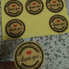 500) круглые наклейки Cafu, «ручная работа любовь» наклейка, специально созданная для вас наклейка