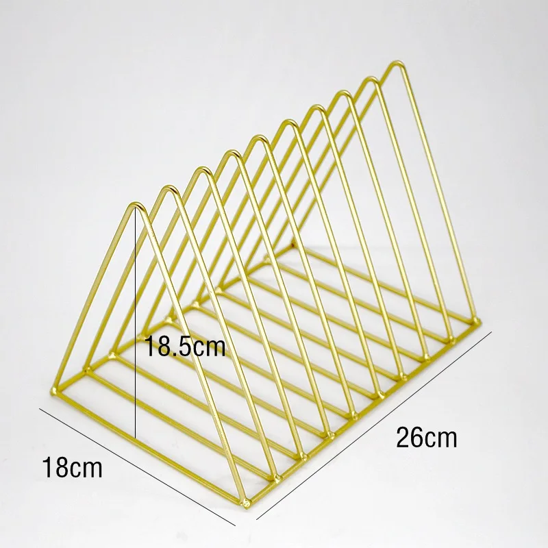 حامل صحف كتاب حامل الحديد الهندسة رف الكلاسيكية مجلة المنظم مكتب منظم قرطاسية كتاب تخزين الرف