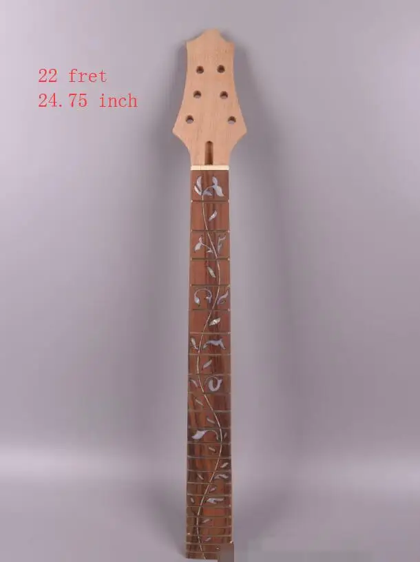 

Electric guitar neck 22 Fret 24.75" Mahogany Truss Rod Rose fretboard Fine
