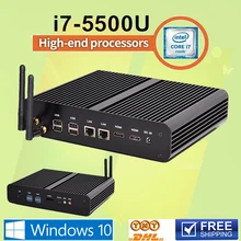 Mini pc 8 ГБ ram 128 ГБ ssd 5gen broawell intel core i7 5500u бесплатная доставка windows tv box htpc 4 К hd mini pc графики iris 610