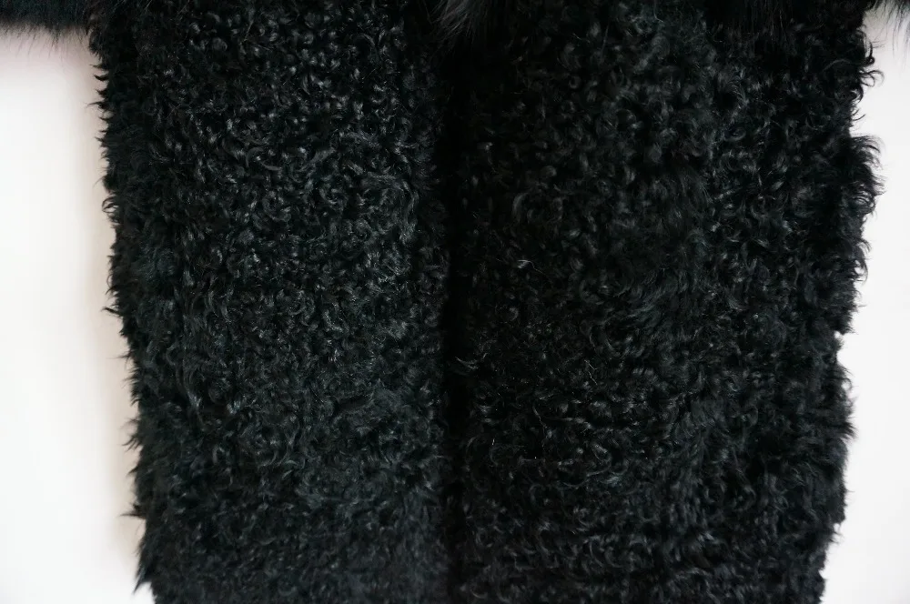 CHEWIES шуба из натурального Лисьего меха, натуральный мех ягненка, длинная куртка из монгольского овечьего меха, зимняя верхняя одежда из натурального Лисьего меха, Новые поступления 2,24