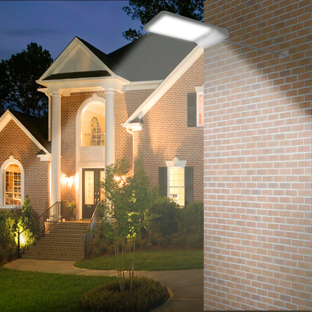

Solar Powered 36 LEDs Sensor Street Light Wall Lamp Adopted Polycrystalline Silicon Solar Panel Auto Recharging