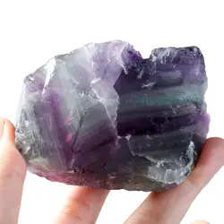 TUMBEELLUWA Природный Кристалл Флюорита необработанный Камень Неправильной образца минеральные, исцеление метафизической (170-320 г)