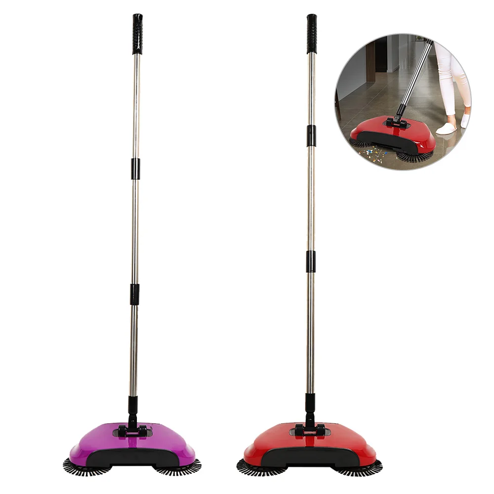 Stainless Steel Magic Broom Hand Push Sweepers Sweeping Machine Push