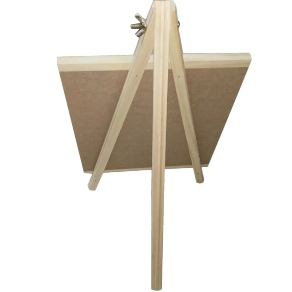 Доска 24*13 см деревянный мольберт доска для сообщений декоративная сосновая доска с регулируемый деревянный стенд прочный износостойкий