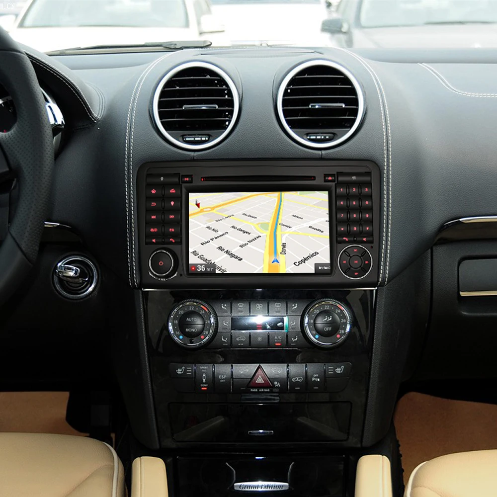 Clearance Android 8.0 Car Stereo DAB+CD GPS SatNav OBD WiFi 4G Radio RDS BT DVD SD Car DVD player for Mercedes Benz ML Class W164 5