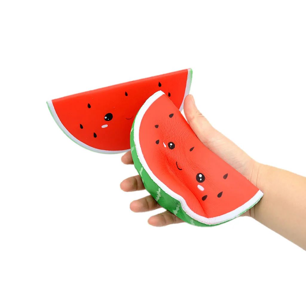 

Cute Smiley Watermelon Stress Reliever Scented Super Slow Rising Squeeze Toy skuishy animales squishy antistress