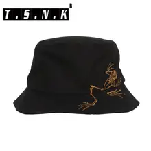 T.S.N.K "Череп лягушка" уличная Военная Вышивка тактические Бонни шляпы с круглыми полями Солнцезащитная охотничья Кепка Рыбацкая шляпа