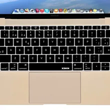 XSKN испанские буквы высшего качества силиконовый чехол для клавиатуры защита кожи для MacBook 12 дюймов, макет США, 4 цвета на выбор