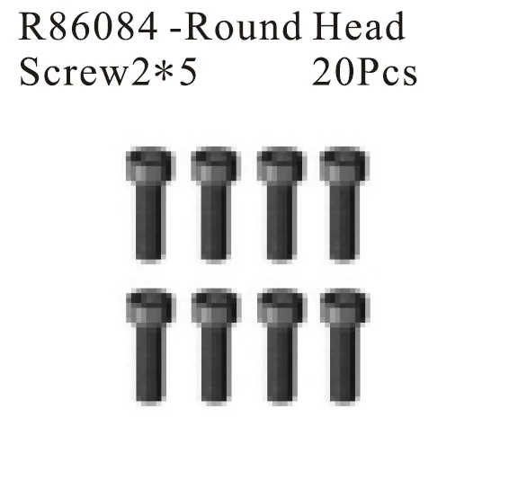 RGT RC Spare Parts R86084 Round Head Screw2*5 For EX86100 Rock Cruiser Crawlers | Игрушки и хобби