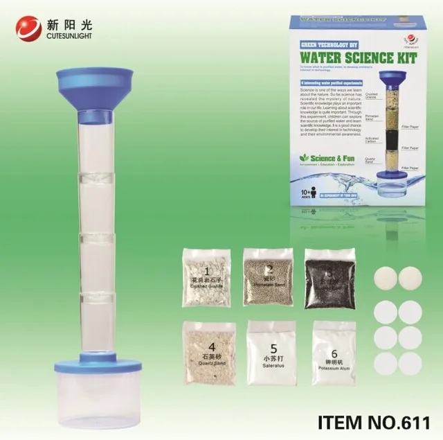 WATER SCIENCE KIT water purification technology teaching experiment set