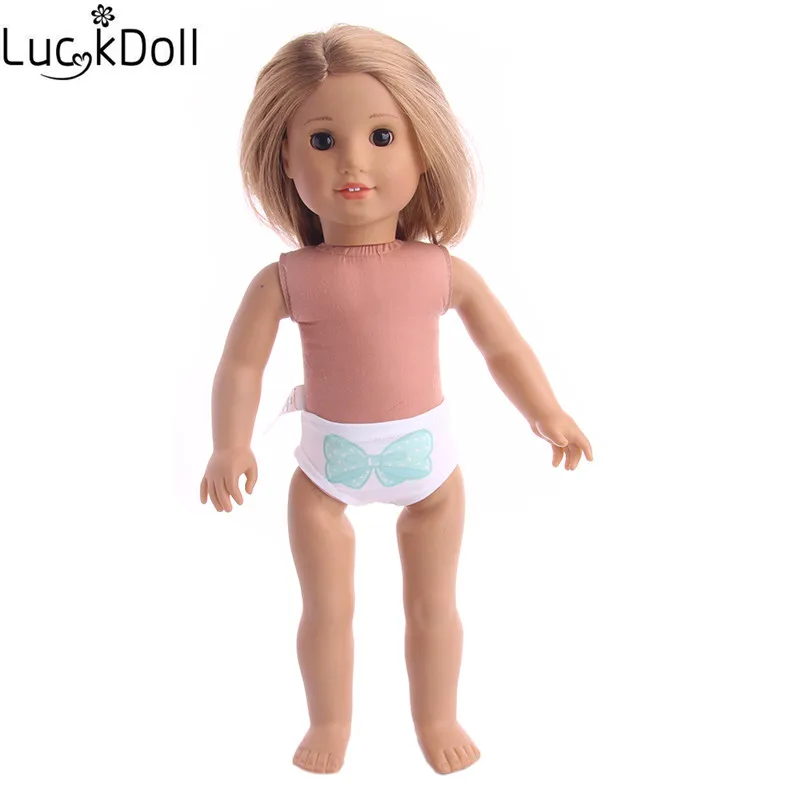 Luckdoll новые кукольные аксессуары мультфильм трусики подходят 43 см кукла, лучший подарок для детей