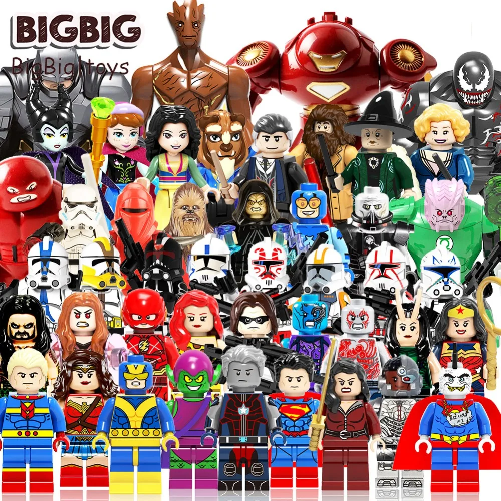 

LegoING Marvels Avengers Star wars Ninja Princess Building Blocks bricks Compatible Legoinly Toy kids For Children DIY gifts 30