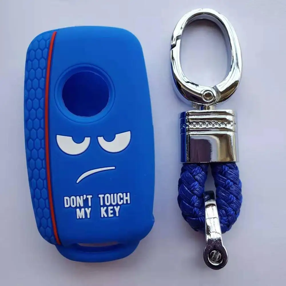 Dont Touch My Key силиконовый дистанционный колпачок для VW Caddy Golf Jetta Polo Passat Scirocco Tiguan для Skoda Octavia Seat