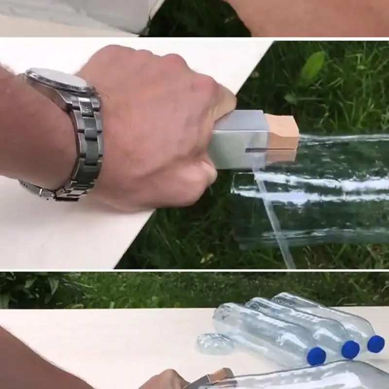 Портативный деревянный пластиковый резак для бутылок экологический открытый бытовой DIY ремесло пластиковый резак для бутылок