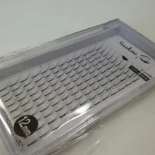 Горячая 50 лотков 5D наращивание ресниц оптом объем мягкие ресницы ручная работа Индивидуальные ресницы 12 рядов вентиляторы