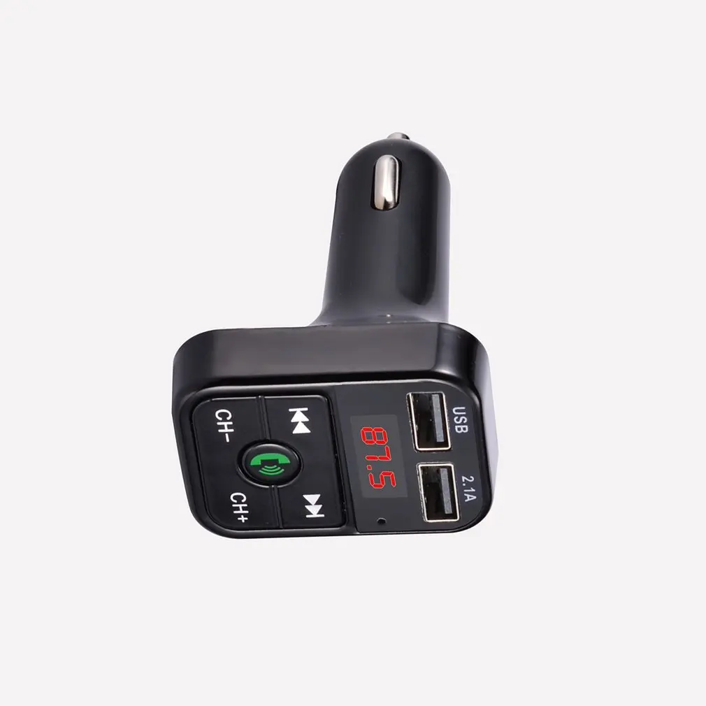 B2 USB автомобильный комплект беспроводной громкой связи вызов fm-передатчик радио адаптер зарядное устройство mp3-плеер Поддержка TF карты u-диск