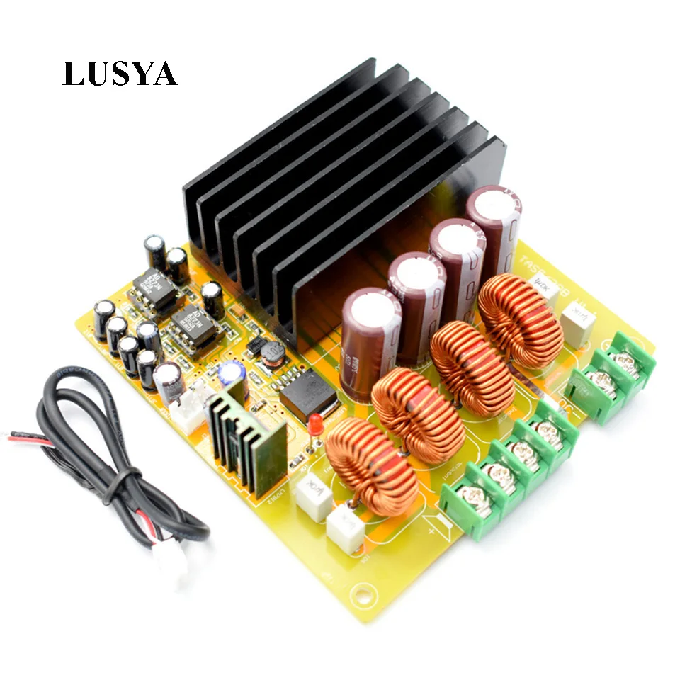 

Lusya TAS5630 dual-channel digital power amplifier board with AD827 pre-HIFI Class D 2x300W C2-004