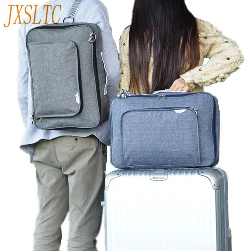 JXSLTC الرجال السفر أكياس سعة كبيرة حقائب و حقائب السفر في الطريق الأزياء ظهره رحلة الأصلي كمبيوتر محمول حقيبة الظهر