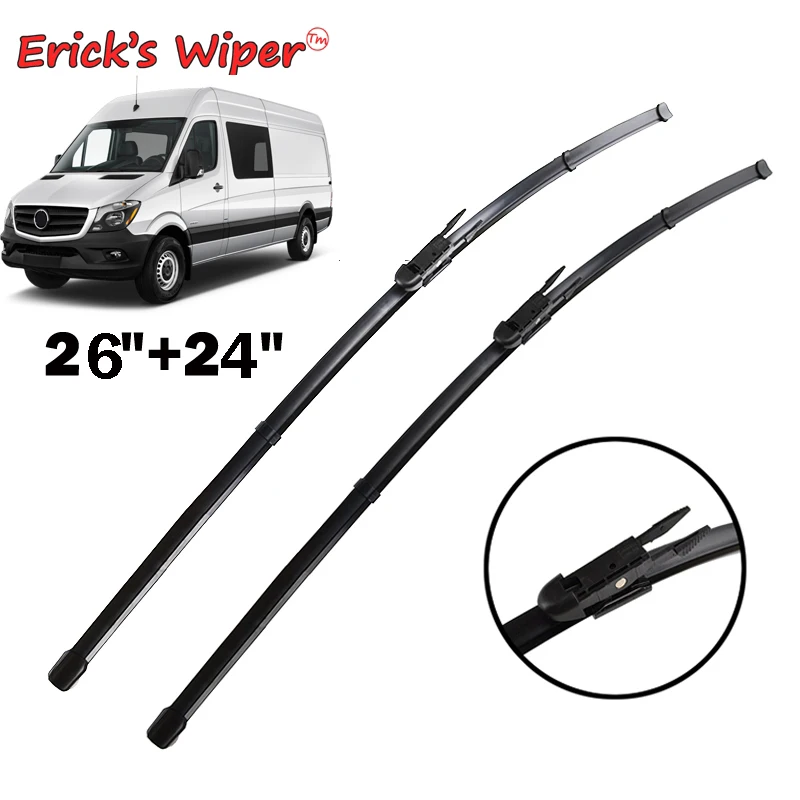 Щетки стеклоочистителя Erick's для VW Crafter 2006-2018 лобовое стекло переднее 26 + 24 дюйма |