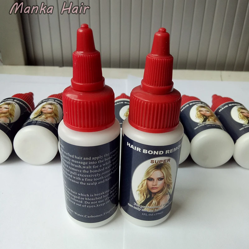 Новые продукты 2 бутылки 29 мл Супер Средство для удаления клея в продаже инструменты для наращивания волос, используемые для удаления клея супер средство для наращивания волос