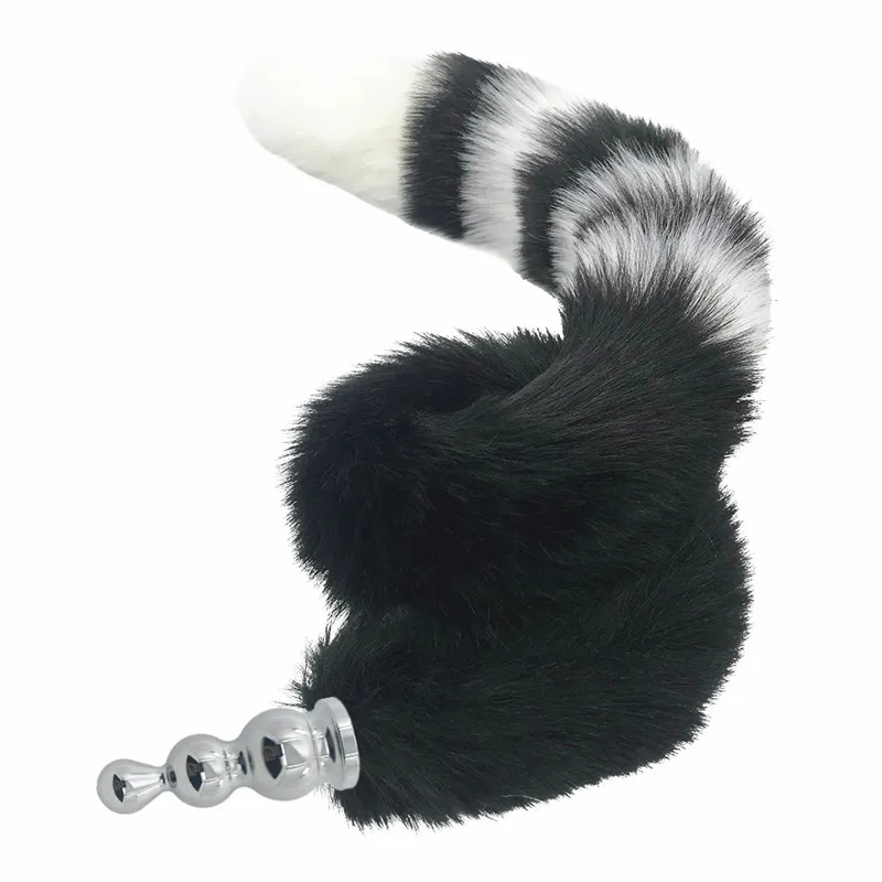 80cm Long Fox Tail Silicone Anal Plug Butt Sex Toys Plugs Cosplay Accessories Crawls Paws | Красота и здоровье
