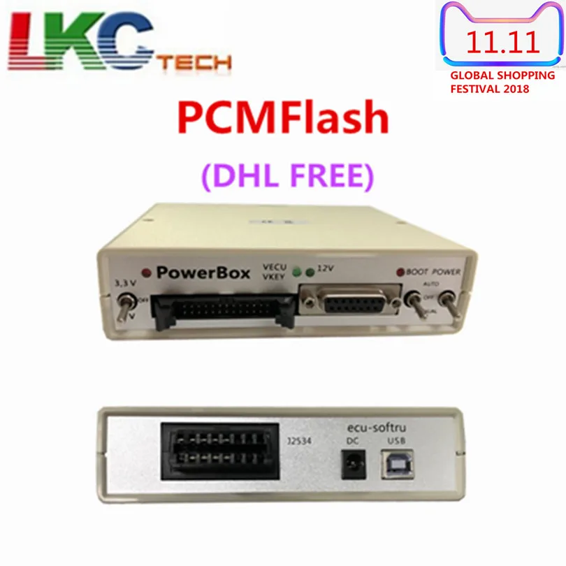 

DHL FREE Newest PowerBox PCMFlash for Engine/ computer board ECU programmer for gearbox power upgrade