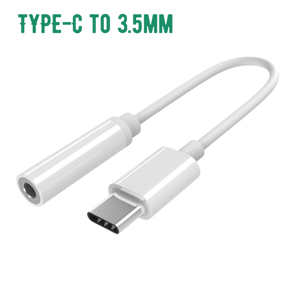 

Type-C to 3.5mm Earphone Audio Cable Music Port Adapter Usb 3.1 Type C 3.5 AUX Jack For Letv 2 Pro 2 Max2