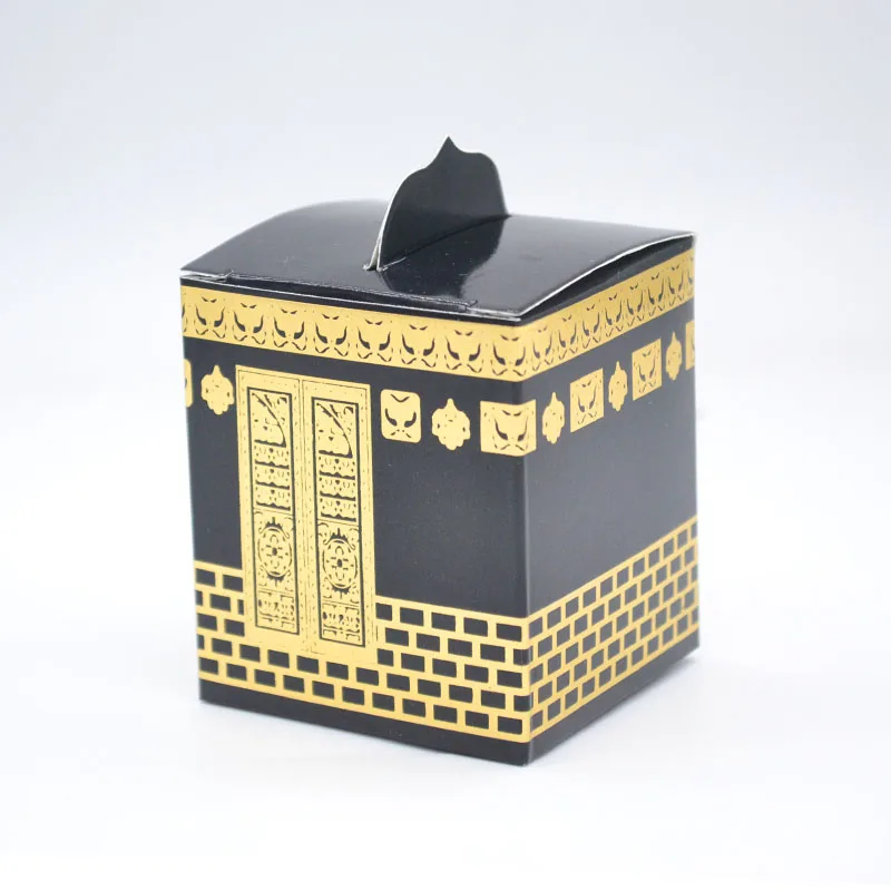 

Islamic mosque Mecca Kaaba simulation eid mubarak favor box ramadan kareem candy gift packing box